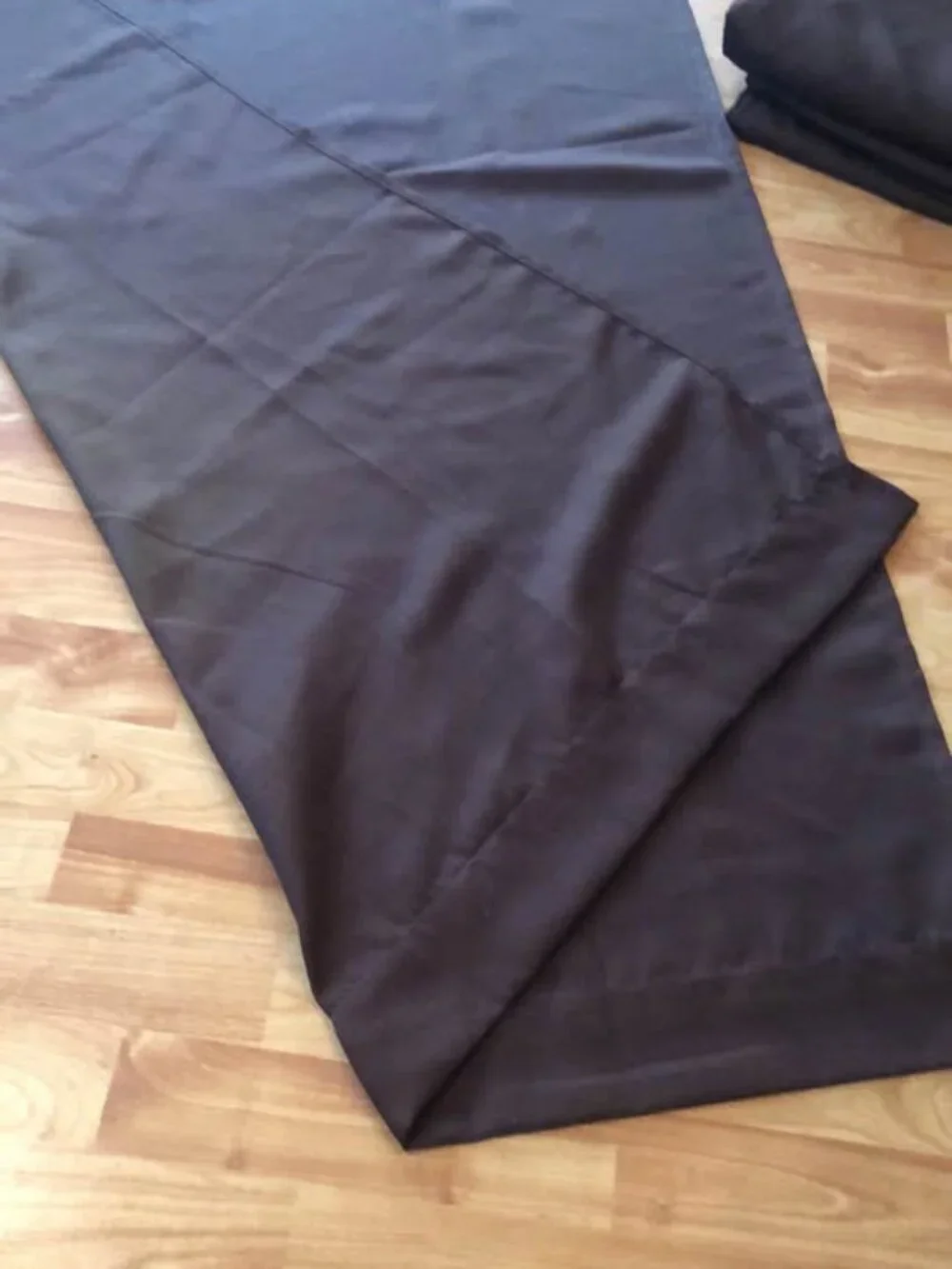 Room Essentials chocolate brown 2 windows 4 panels curtains unlined 40